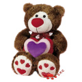 Peluche oso pardo con corazón